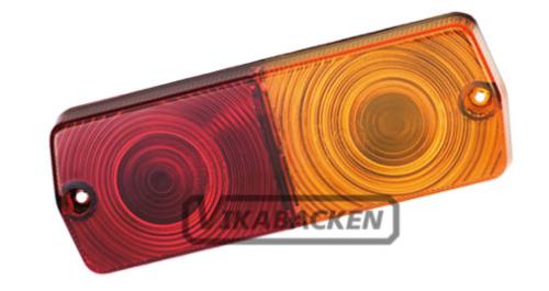 Glas Bakljus Hö/Vä 180x65 mm