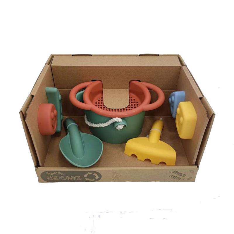 Re:line Bucket set with sand molds Happy Faces