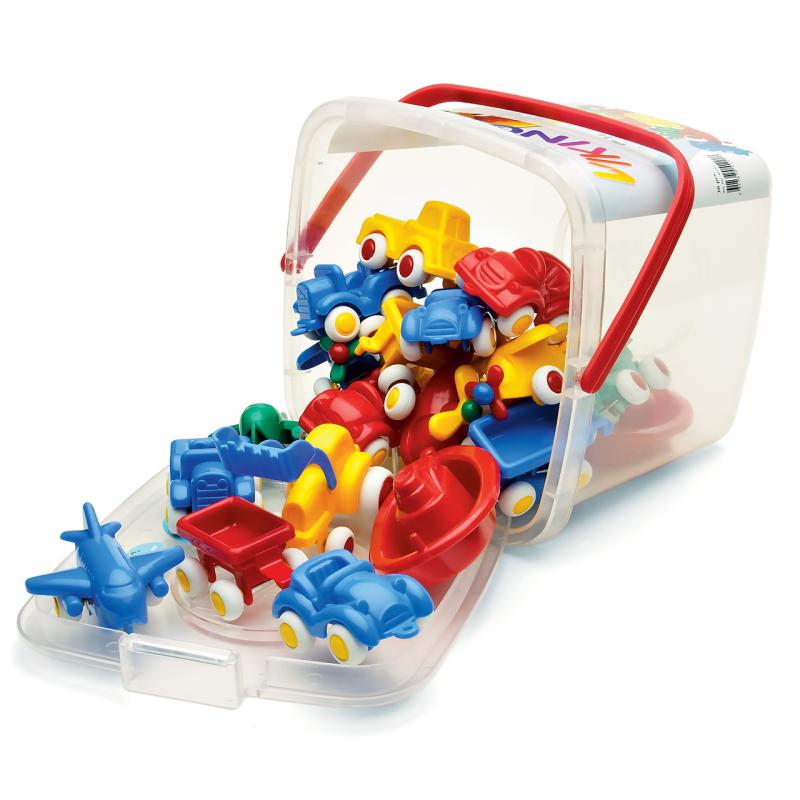 Miniknubbisar - Blandade fordon i hink