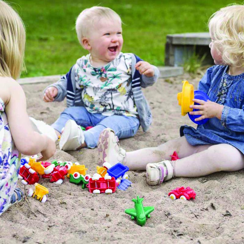 Miniknubbisar - Blandade fordon i hink