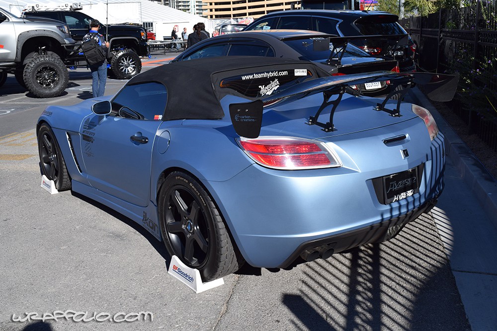 Matte Powder Blue Metallic Wrap by Avery Las Vegas - 702CarWraps