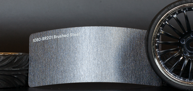 3M 1080-BR201 Brushed Steel Vinyl