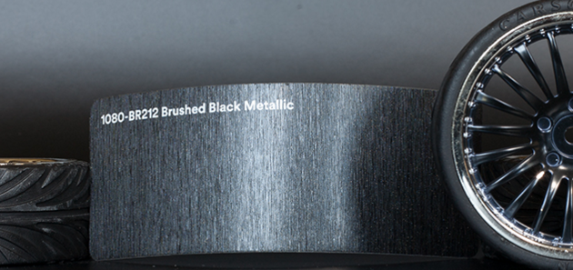 3M 1080-BR212 Brushed Black Metallic Vinyl