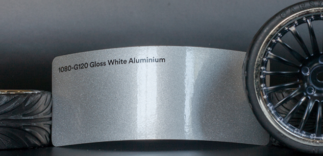 3M 1080-G120 Metallic Gloss White Aluminium Vinyl