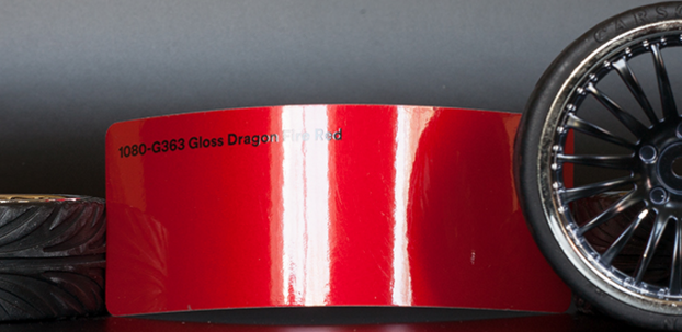 3M 1080-G363 Metallic Gloss Dragon Fire Red Vinyl