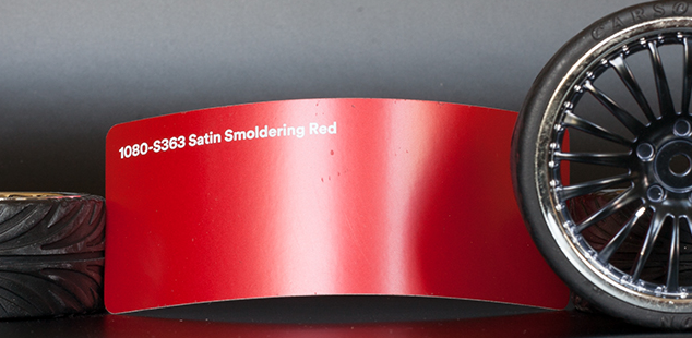 3M 2080-S363 Satin Smoldering Red Vinyl