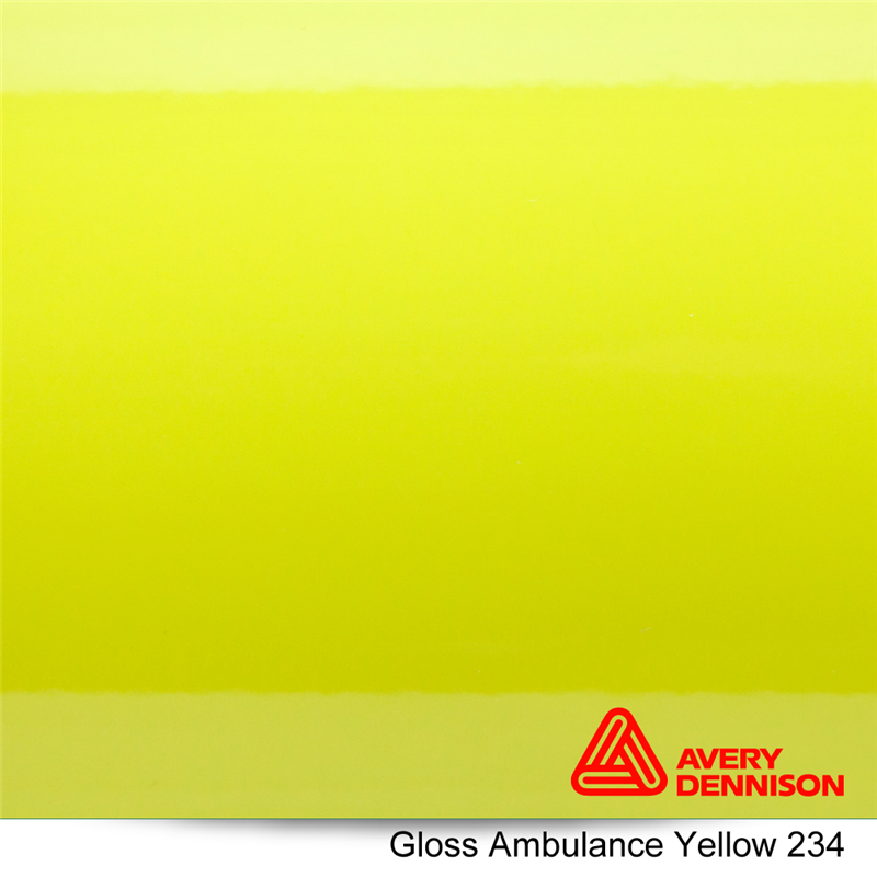 Avery Gloss Ambulance Yellow