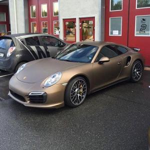 Avery Matte Metallic Brown