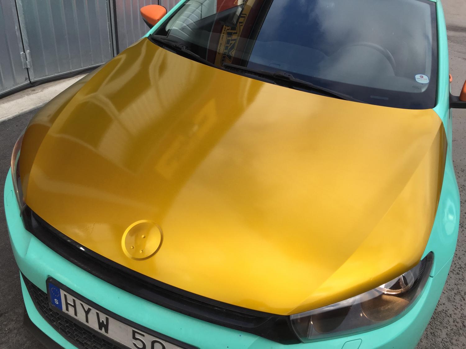 VN WRAP GLOSS GOLDEN YELLOW METALLIC VINYL