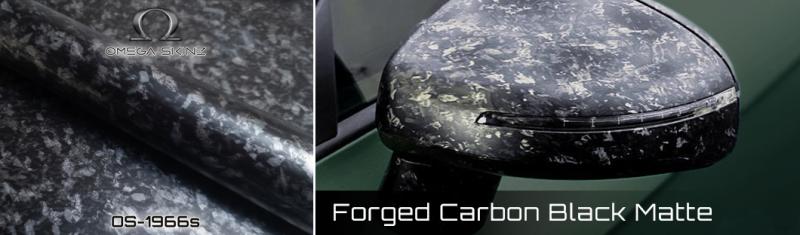 OMEGA SKINZ OS-1966S Forged Carbon Black Matte Vinyl