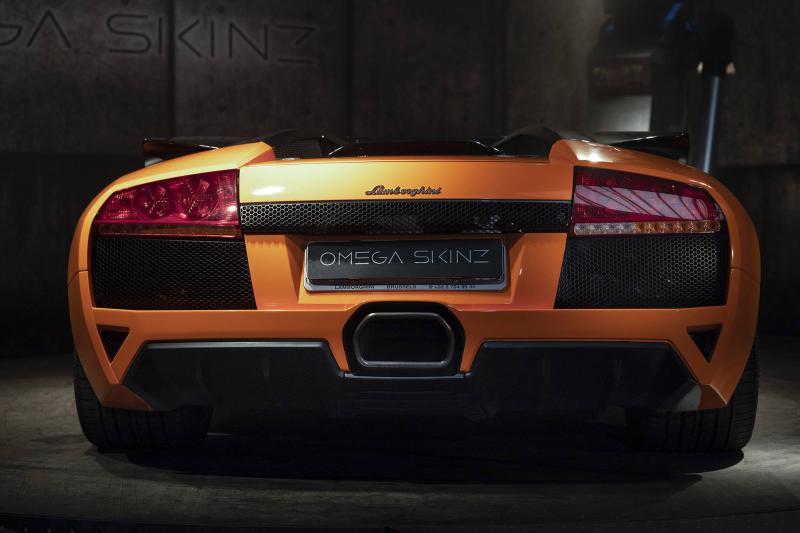 OMEGA SKINZ OS-781 Vortex Orange Vinyl