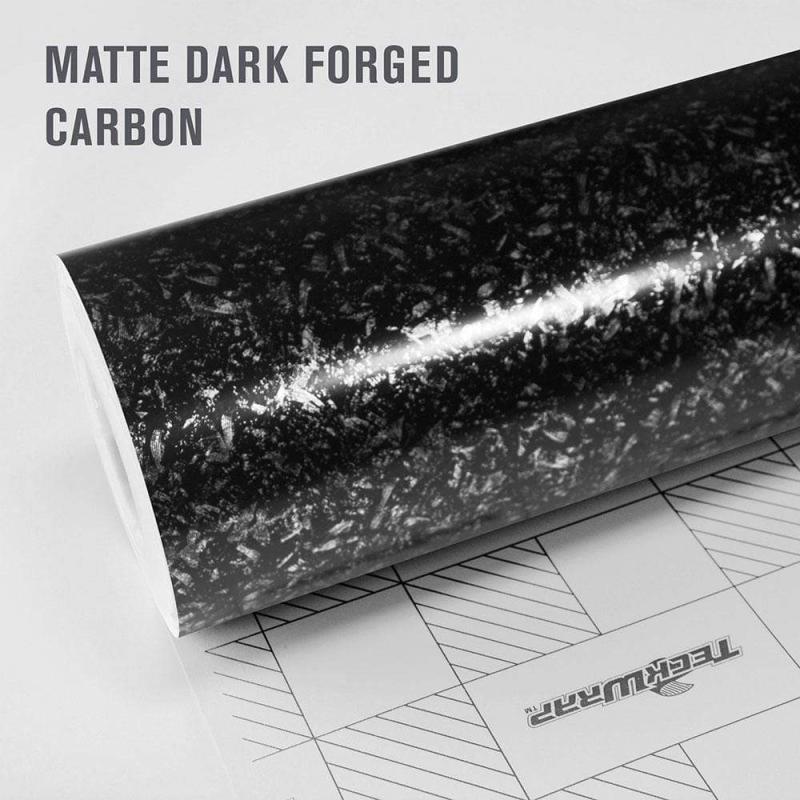 TeckWrap RCF09M Matte Dark Forged Carbon