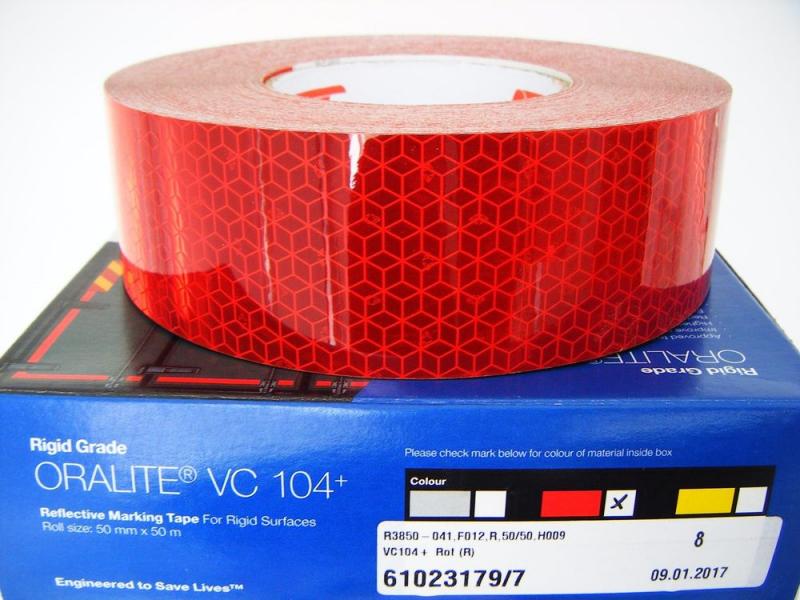 Oralite VC104+ C Röd Reflextejp