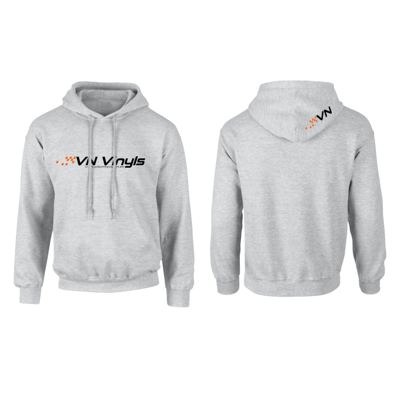 VN Vinyls Hoodie Grå