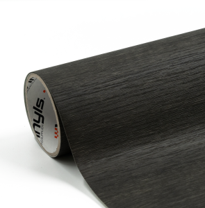 SOIF ZG-5017 Trä Teak Svart - Inredningsvinyl