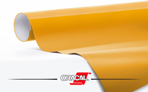 Oracal 970RA 020 Gloss Goldgelb Car Wrap Autofolie 
