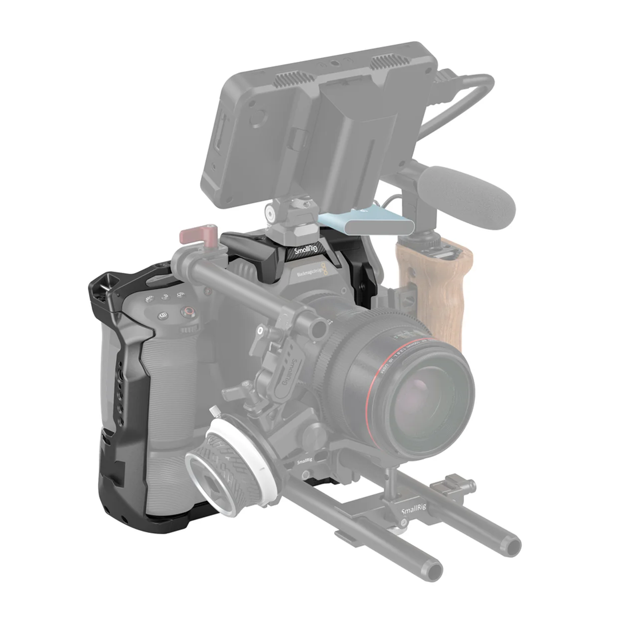 SmallRig 3382 Battery Grip Compatible Camera Cage for BMPCC 6K Pro