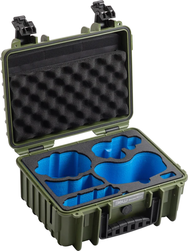 B&W Outdoor Cases BW Outdoor Drone.case PP.117.Antigravity I Case type 3000 I Antigravity A1 I Bronze Green