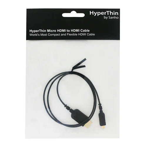 Sanho HyperThin Micro-HDMI to HDMI Cable  0.8m