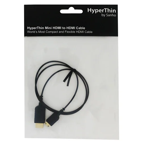 Sanho HyperThin Mini-HDMI to HDMI Cable  0.8m