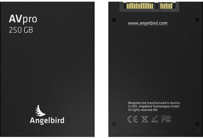 Angelbird 250GB AVpro mkII 2.5" Ssd Atomos Appoved