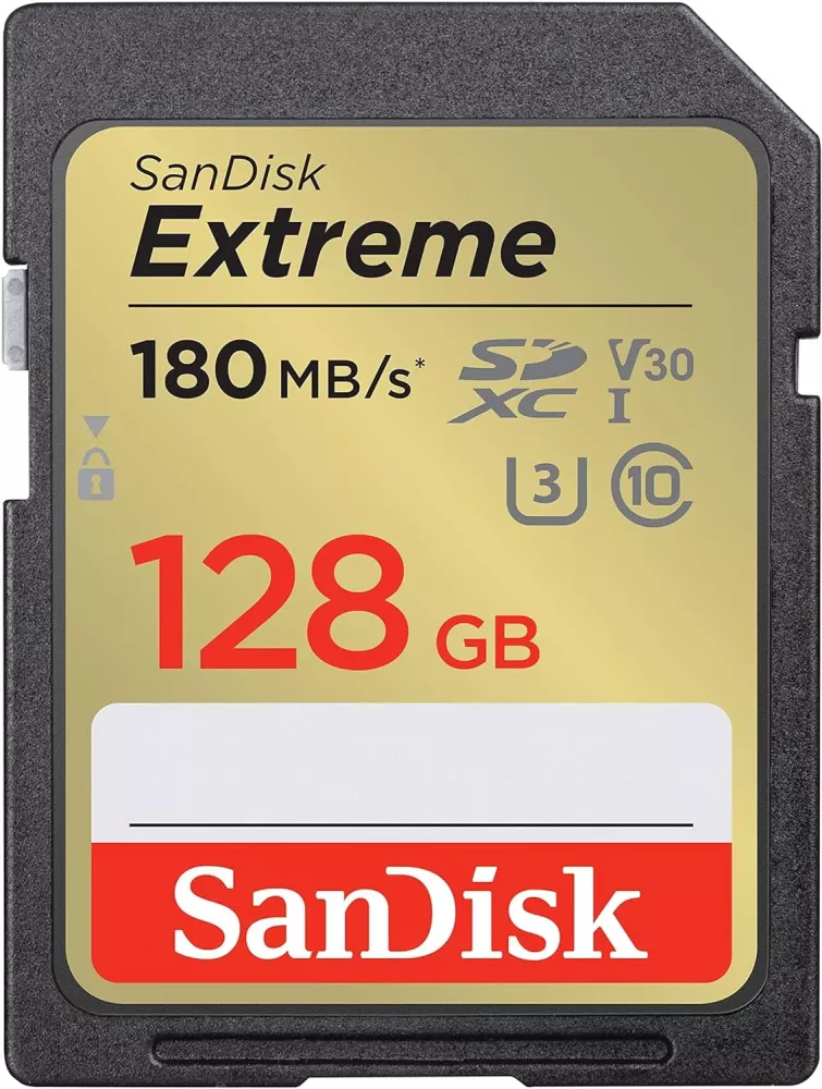 SanDisk Exteme SDHC Video 128GB 180MB/s V30 UHS-1 U3