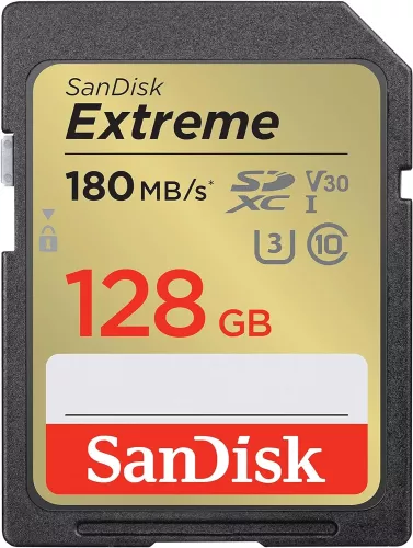 SanDisk Exteme SDHC Video 128GB 180MB/s V30 UHS-1 U3