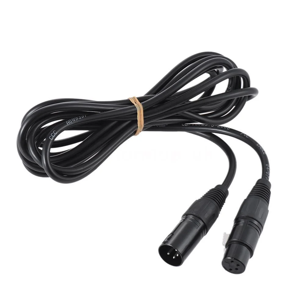 4-Pin XLR Male to XLR Female Adapter 3m