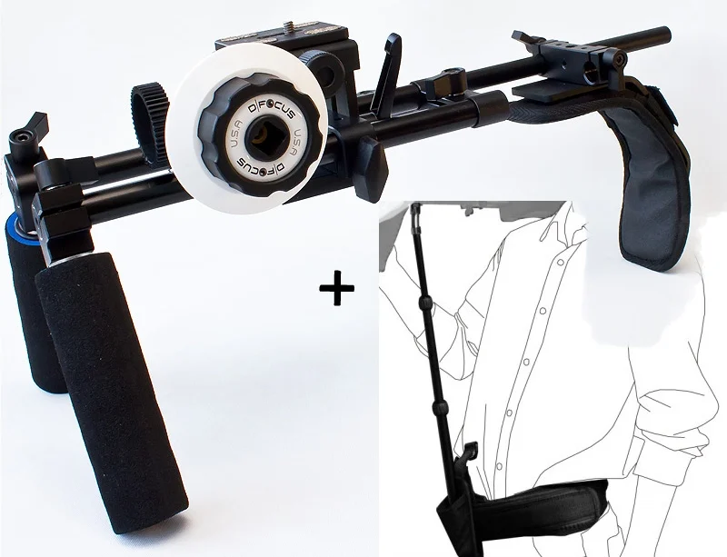 Voose Gunner Steady belt/Dfocus Bundle Dslr Rig