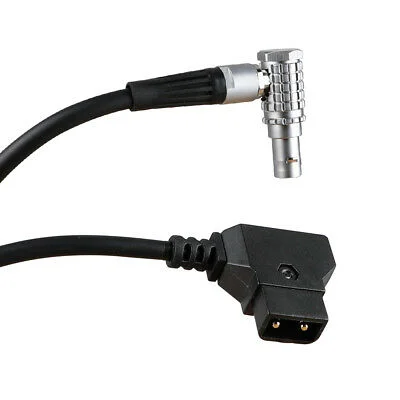 2-Pin LEMO to Angled D-Tap Power Cable 45cm