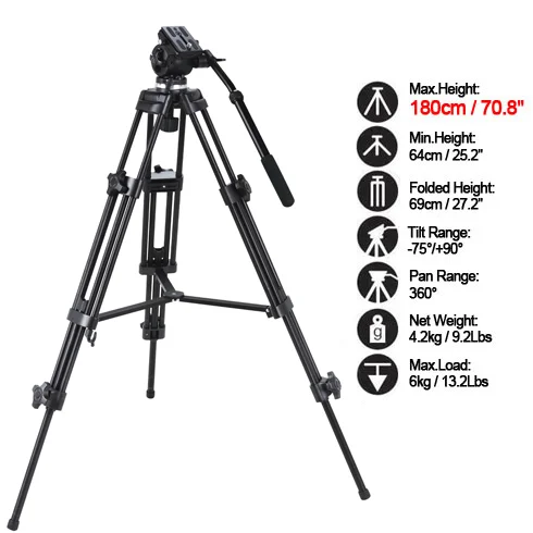 Videostativ Wf717   1.8m