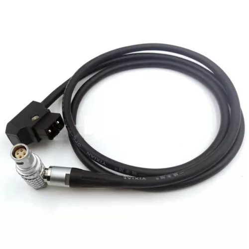 Power Cable Angled D-tap For V-mount To Red-Epic 6-pin lemo  100cm