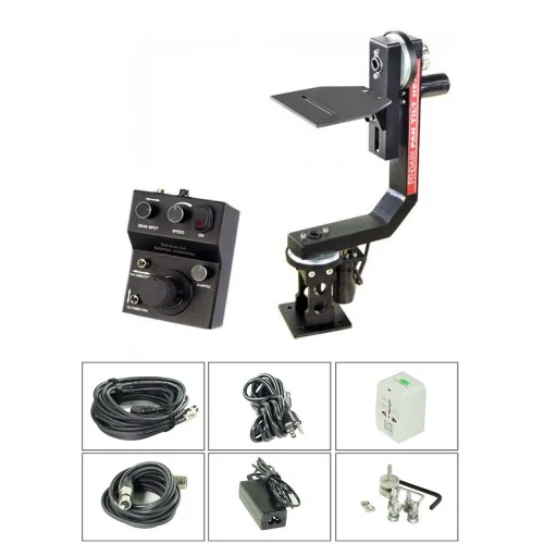 Proaim Sr. Pan Tilt Head with 12V Joystick Control For Camera Jib
