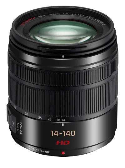 Panasonic Lumix G Vario 14-140mm f/3,5-5,6 ASPH Power O.I.S svart