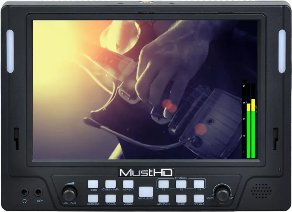 MustHD 7"  M702S-4K Camera Monitor 3G-SDI & HDMI