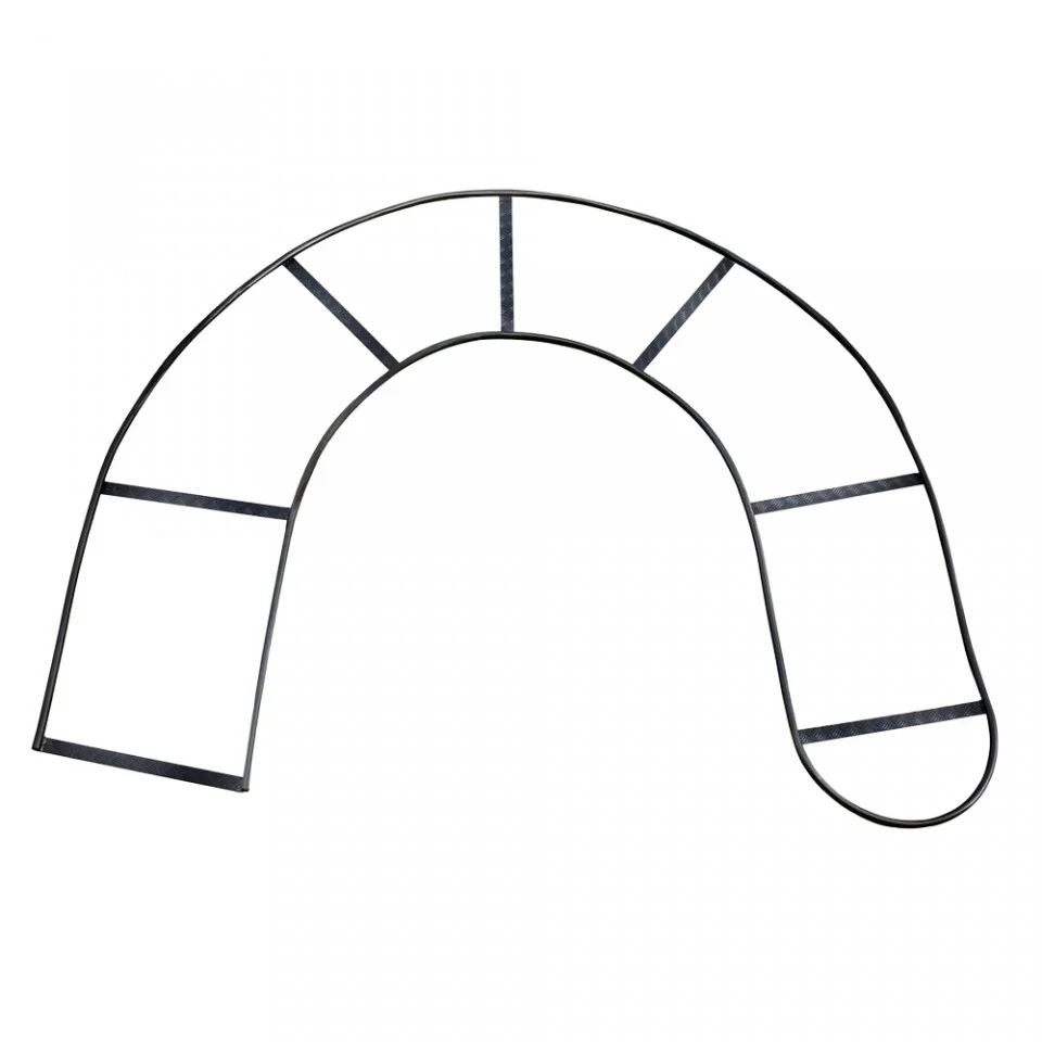 Glide Gear 36' S-Curve Rubber Flexi Track Räls med Spacers (36') 11meter