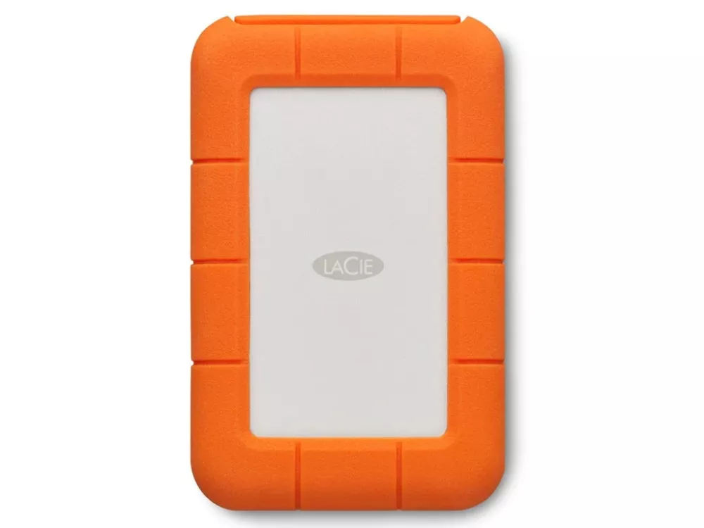 LaCie 2TB USB 3.1 Gen 1 Type-C Rugged Secure Portable Hard Drive