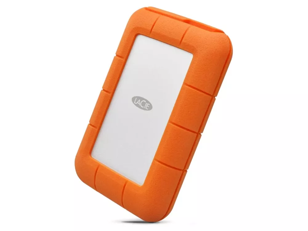 LaCie 2TB USB 3.1 Gen 1 Type-C Rugged Secure Portable Hard Drive