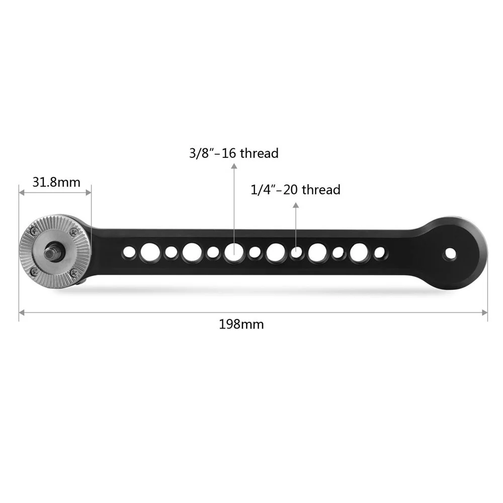 SmallRig Extension Arm with 2 Arri Rosettes 1807
