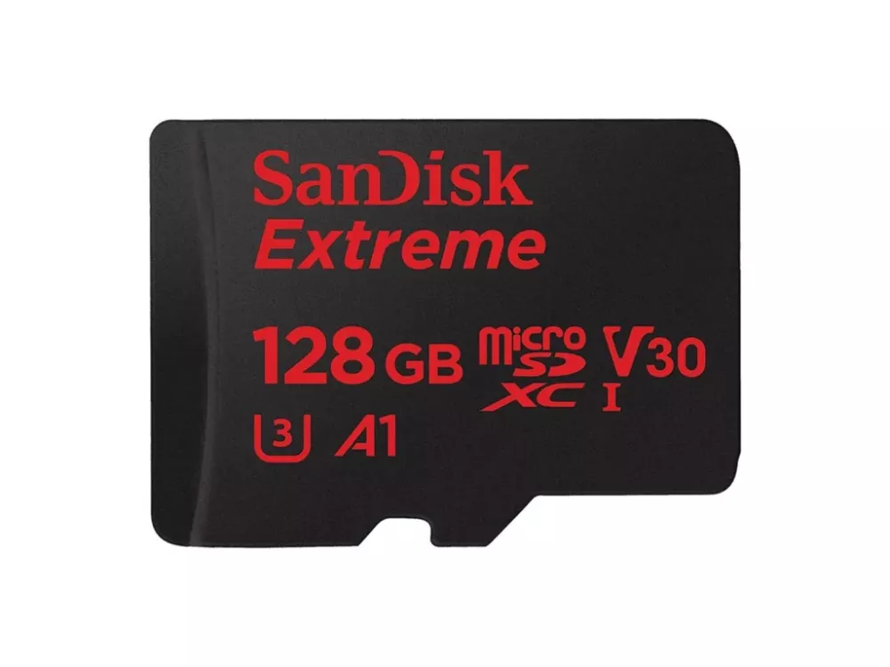 Sandisk Memory Card Secure Digital Micro 128GB SDXC Extreme 100MB/s A1 C1 V30 UHS-1 inkl Rescue Pro Deluxe