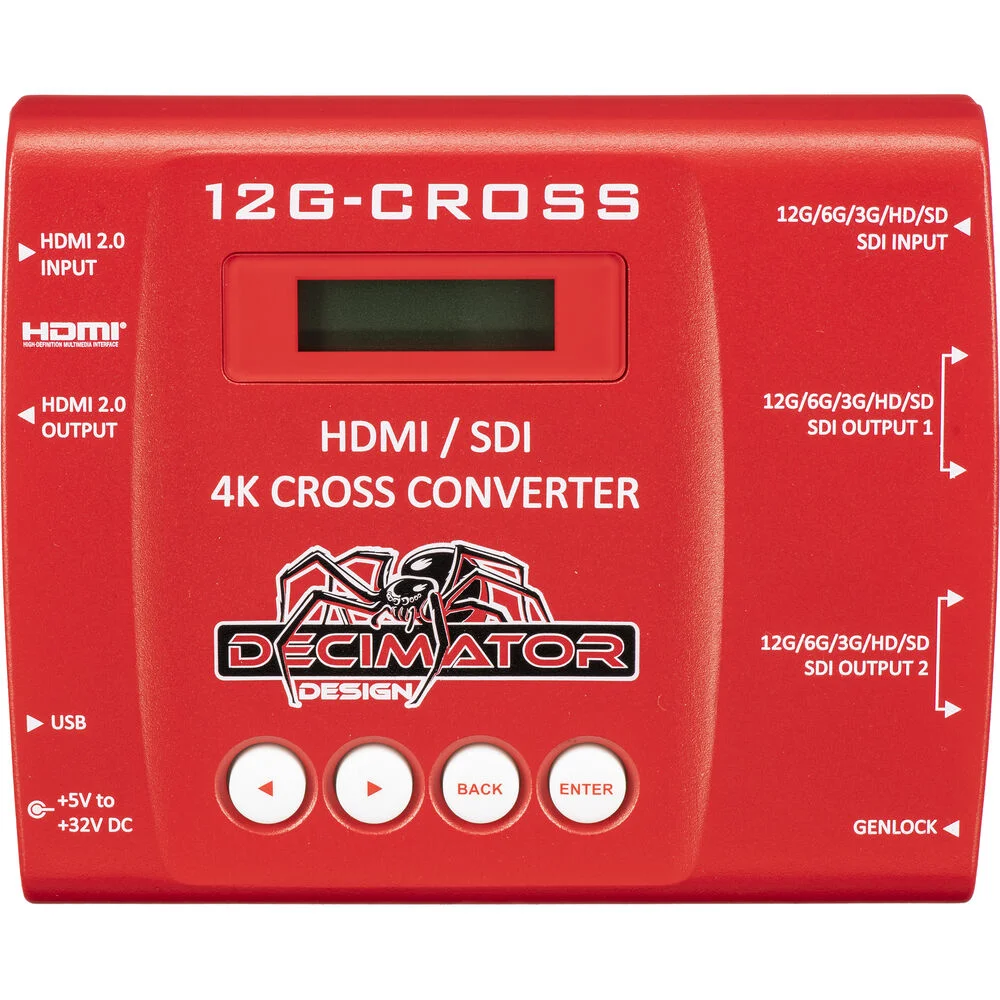 Decimator 12G-CROSS 4K HDMI/SDI Cross Converter