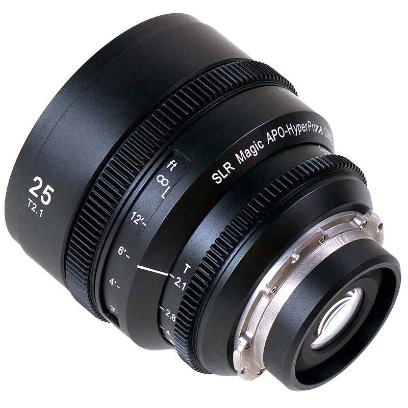 SLR Magic 3 lens set APO HyperPrime Cine 25, 50, 85mm T2.1 PL-Mount