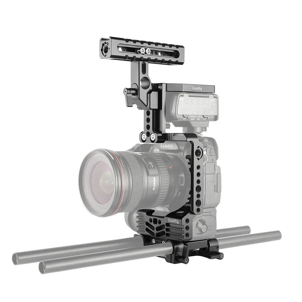 SmallRig Ultimate Half-cage Kit for Panasonic Lumix GH5 with Battery Grip 2067