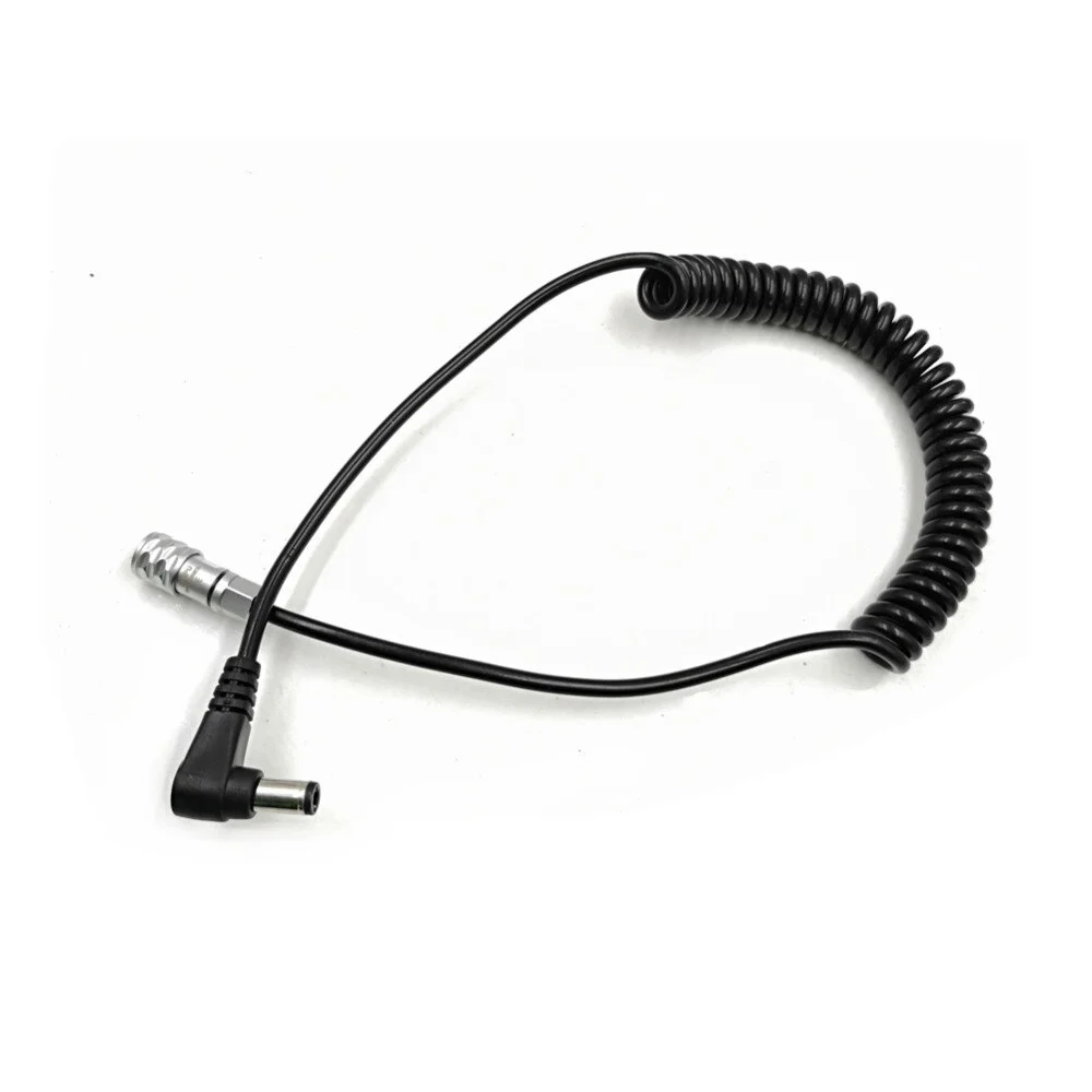 Vinklad DC 5.5*2.5MM Till  BMPCC4K 2- pin Lemo Ström Kabel