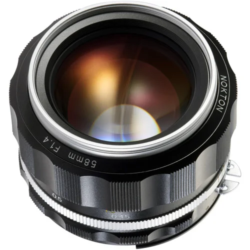 Voigtlander Nokton 58mm f/1.4 SL II S Lens (Silver)