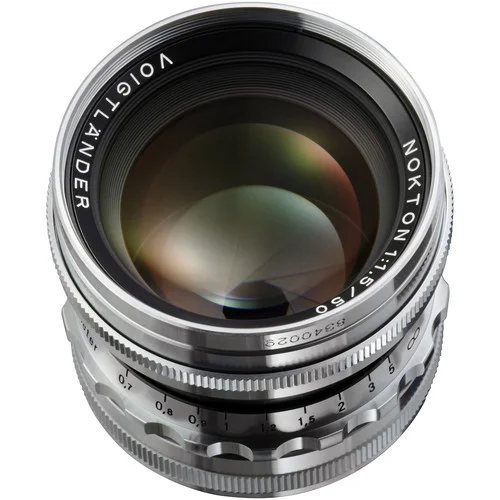 Voigtländer Nokton 50mm f/1.5 Aspherical Lens (Silver)