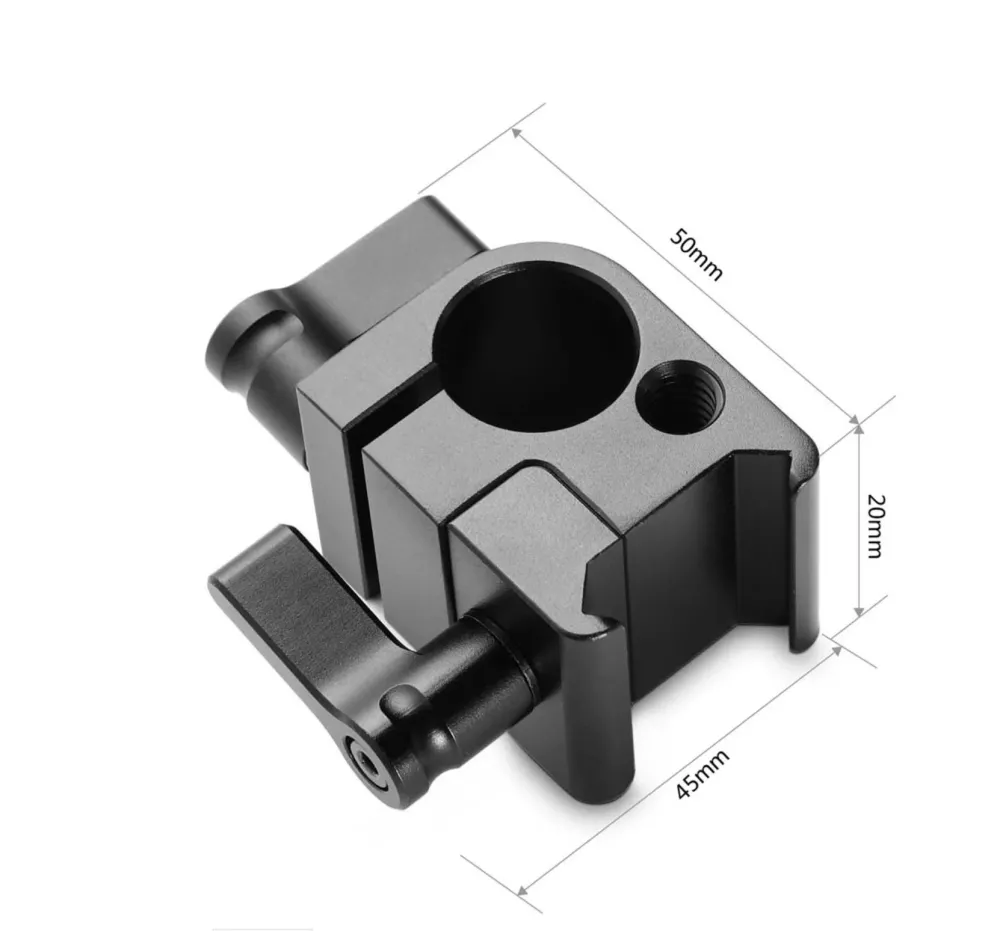 SmallRig SWAT Nato Rail with 15mm Rod Clamp (Parallel) 1254