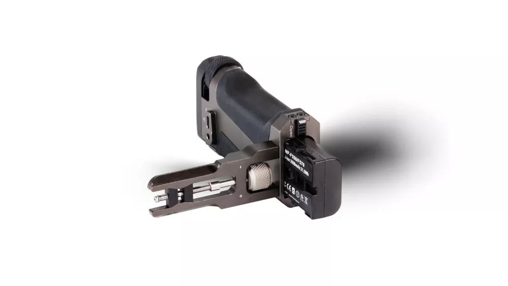 Side Focus Handle Type I (F570 Battery) – Tilta Gray