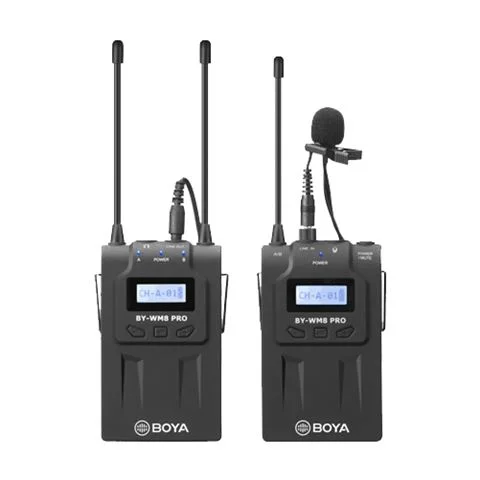 Boya UHF Dual Lavalier Microphone Wireless BY-WM8 Pro-K1