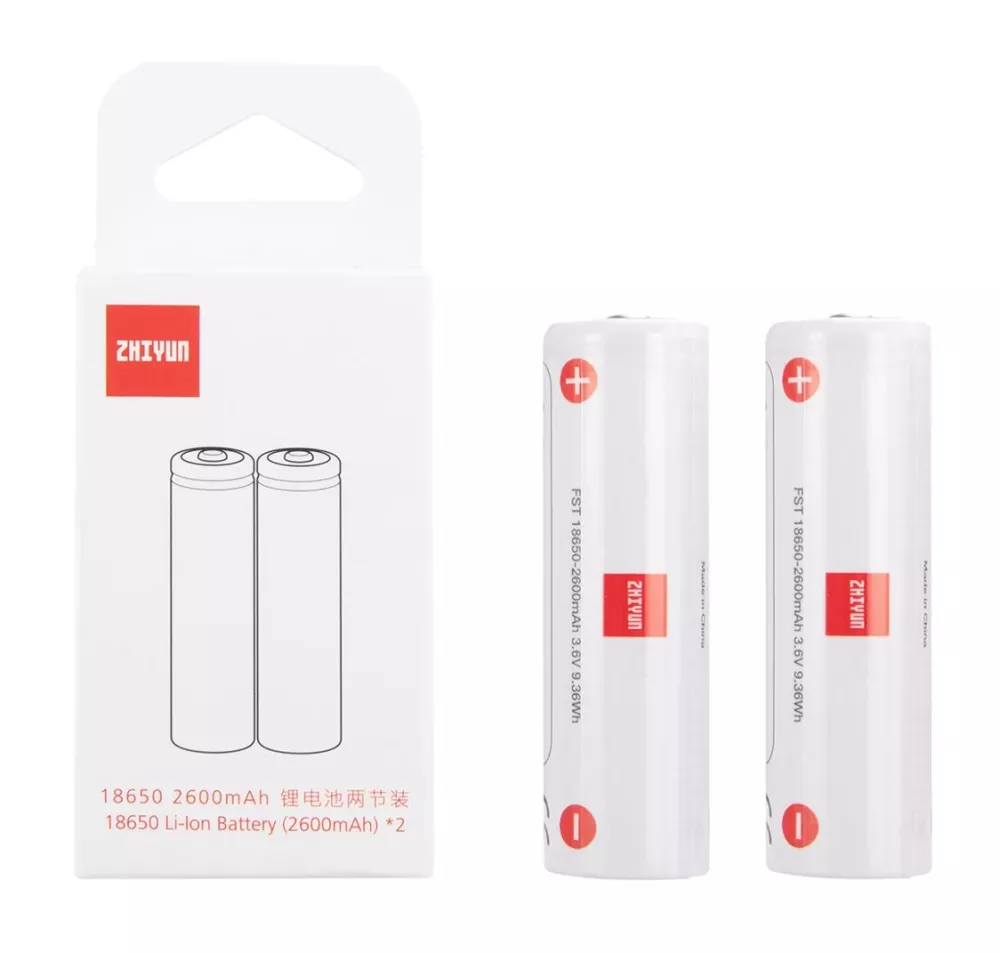 Zhiyun Battery for Weebill-S LAB 2-pack 18650 2600mah